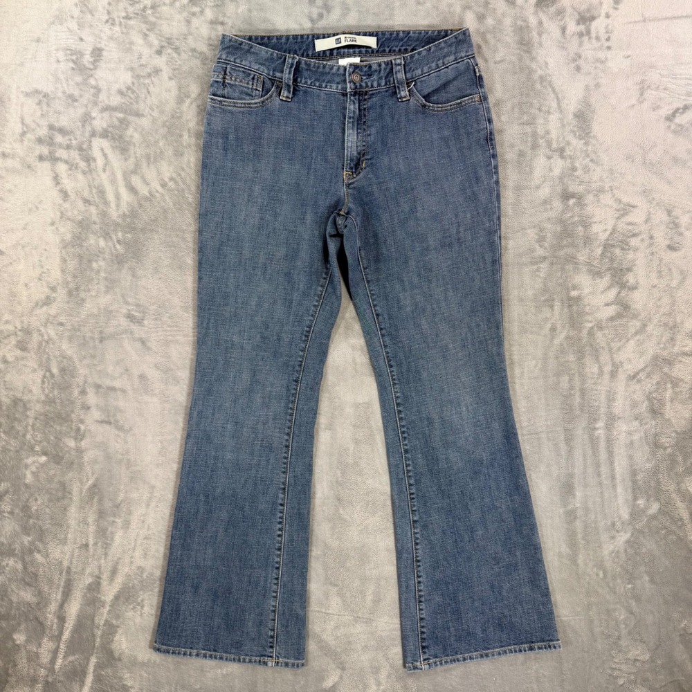 Gap‎ Original Flare Jeans Women's Size 10R Blue Denim Pants